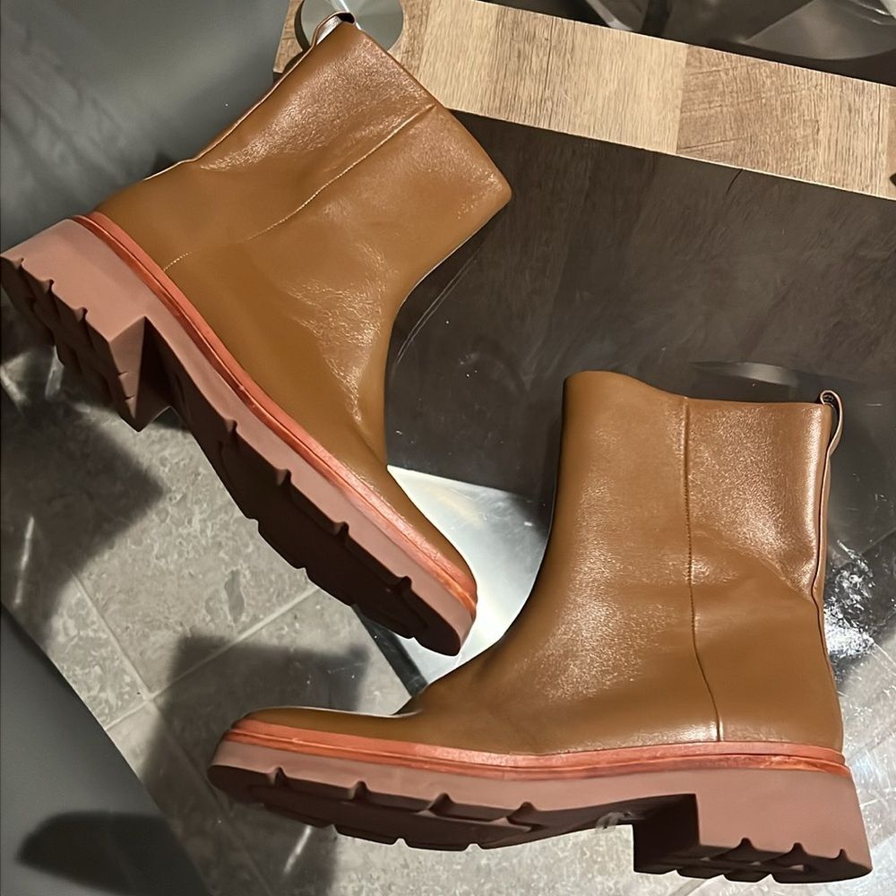 VINCE Remi Booties in Dark Taupe, Water Repellent, New, Size 8.5 - Picture 11 of 14